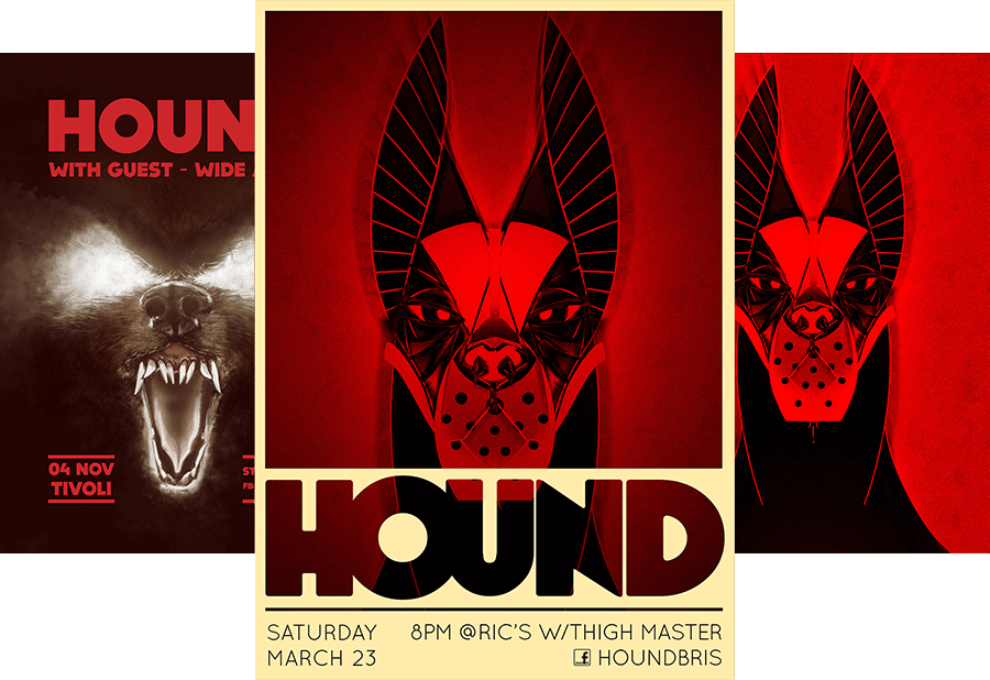 Earlier Hound Posters