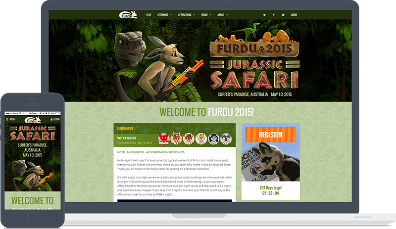 Early site screenshot